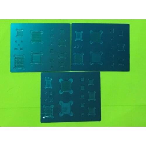 For iPhone 6G 6 6S 7 7G 8 Plus X 3D BGA Stencil A8 A9 A10 A11 CPU RAM Baseband Power Wifi Charger IC Reballing Pin Template