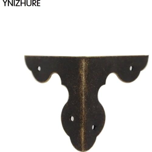 50pcs 33*33mm table corner brackets Box Accessories antique lace wrap angle two side corners wrap angle corner parcel half angle