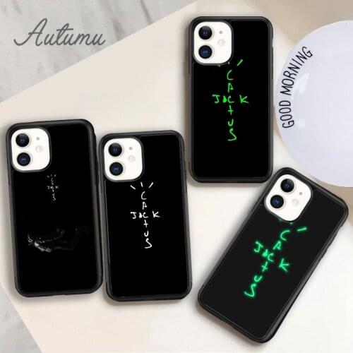 Cactus jack travis scott hiphop Phone Case for iPhone 11 12 Pro Max mini X XR XS SE 2020 5 6S 7 8 Plus Samsung Galaxy S8 S9 S10