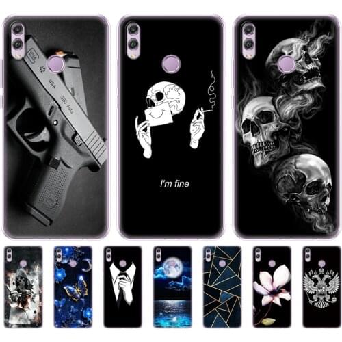 For huawei honor 8x Case 6.5 inch Silicon Soft TPU Back Cover for huawei honor 8x Protect Phone cases shell Coque bags