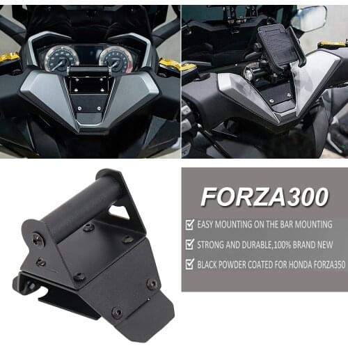 For Honda Forza 350 NEW Motorcycle Front Phone Stand Holder Smartphone Phone GPS Navigaton Plate Bracket