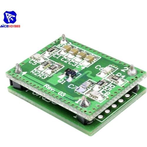 Diymore LV002 8-15M Doppler Radar Microwave Sensor Switch Module DC 6-40V for Yard Occasion Corridor Hallway