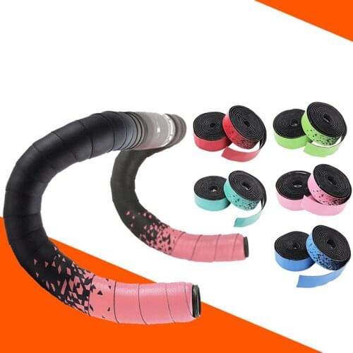 Road Bike Handlebar Tape Color Gradient Durable Comfortable Cycling Race Bicycle Handlebar Grips Tapes