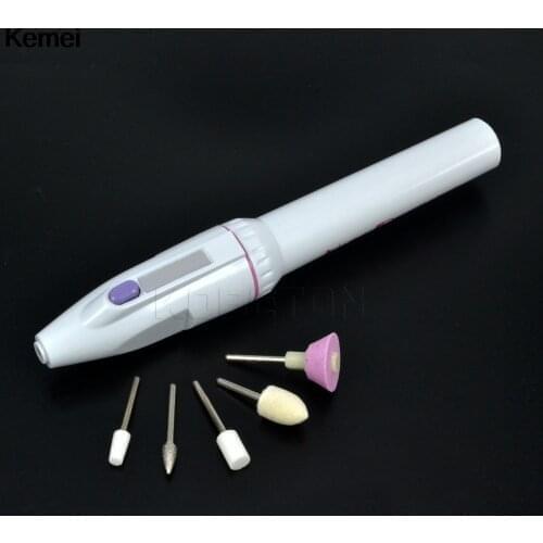 Electric Nail Drills PenMini Nail Art Drill Machine Electric Nail Drills Pen Buffers Art Salon Manicure Pen Tool 5bits Polish To