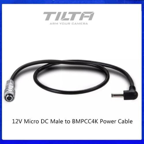 TILTA 12V Micro DC Male to BMPCC 4K/6K Power Cable Power BMPCC 4K 6K camera from side handle side focus HANDLE CABLE