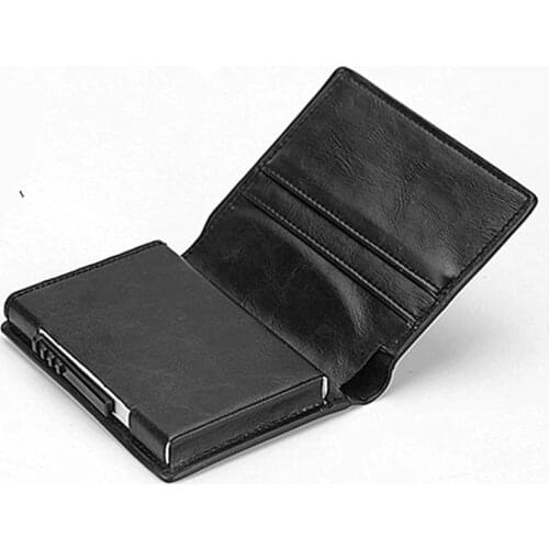 BISI GORO Credit Card Holder Card ID Holder Men And Women Anti RFID Protection Card Holder Multi-function Card Wallet