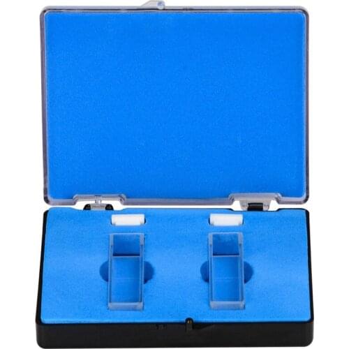 Quartz Cuvette,Spectrophotometer Cuvettes 10 mm Path Length, 45mm Height, 3.5 ML Capacity - 2 PCS