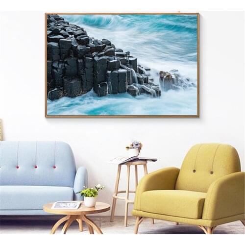 Summer Seascape Poster Canvas Art Pictures Wall Painting For Living Room Home Decor Kitchen Decoration Maison