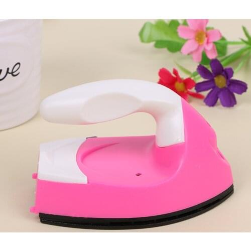 Mini Handheld Garment Iron Non-Stick Portable Electronic Iron for DIY Art and Craft US Plug Garment Iron