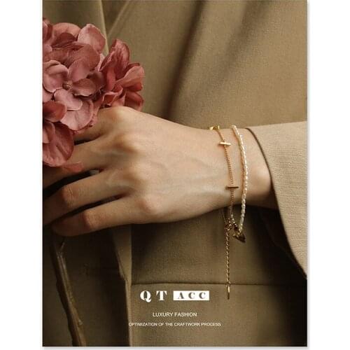 Multi Layer Geometry Couple Bracelets For Women Men Simplicity Chain Stylish Personality Unisex Career Male Female Party Jewelry