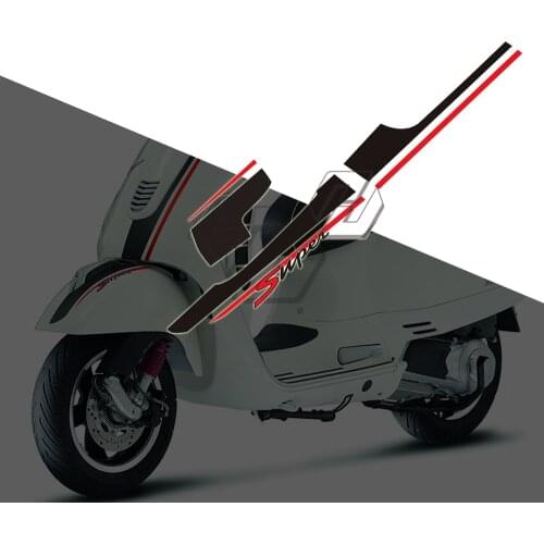 Motorcycle Decals Kit Case for Vespa Sport Stickers GTS 250 / 300 / Super / GTV 250 / 300