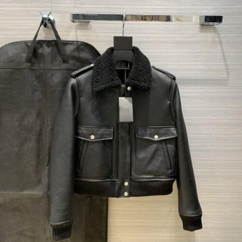 Real Fur Women Coat Natural Double-Faced Fur Sheepskin And Fur Outwear Winter Merino Sheep Fur Warm Thick Real Fur A19