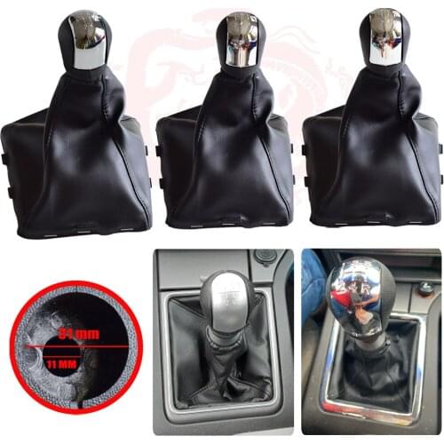 New Styling Gear Shift Knob Lever HandBall With Gaiter Boot Cover For Opel Vauxhall Vectra C Vectra B Corsa Astra 2002-2005