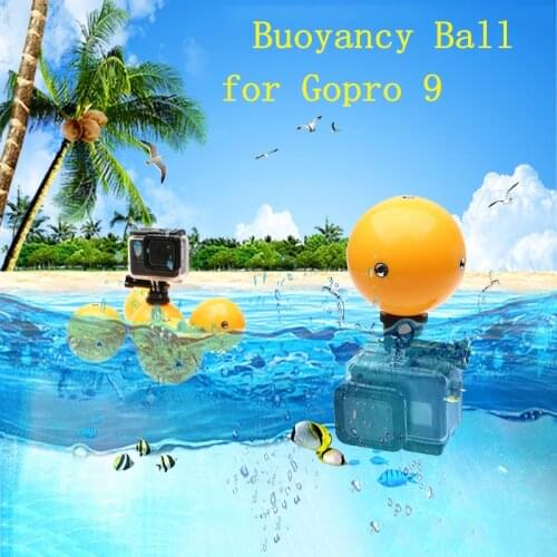 Gopro Hero 9 8 7 6 5 Buoyancy Ball for GoPro 9 8 7 5 SJCAM YI EKEN Sports Camera Water Floating Power Bracket Ball Accessories