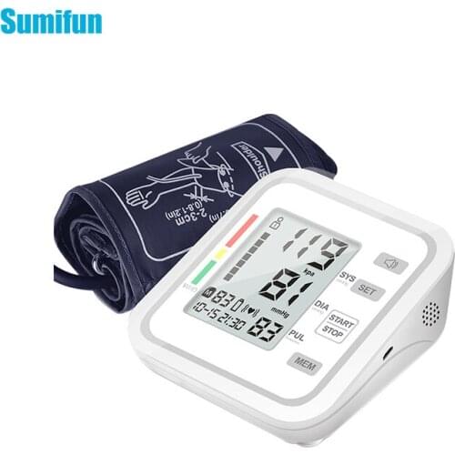 Digital Voice Models Sphygmomanomet Automatic Machine Blood Pressure Monitor Heart Rate Pulse Monitor Health Care