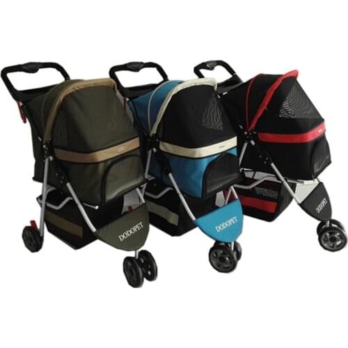 High quality 600D Oxford cloth Folding Pet cart thicken Pet Stroller