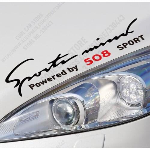 Sports Mind Car Covers Reflective Material Car Stickers Decal Car-Styling For peugeot 508 Reflective Sticker car accessories