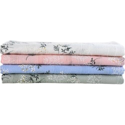 Daisy Printed Fabric for Upholstery and Home Accents DIY Cheongsam Tablecloth Curtain Fine Glitter Daisy Flowers Printed Sheets