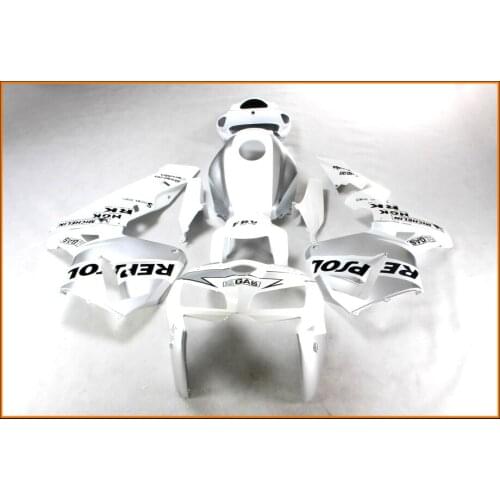 US Stock ABS Fairings For Honda CBR600 RR F5 Year 05 06 2005 2006 Motorcycle Full Fairing Kit Cowlings White Silver Repsol