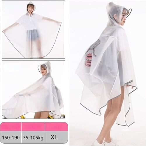 High Quality Transparent Bicycle Motorcycle Raincoat Windproof Chubasquero Moto Rain Poncho Impermeable Clear Raincoat Raingear