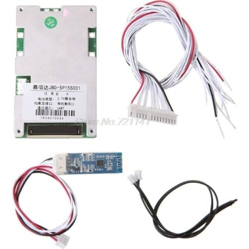 13S Lithium Battery Protective Board BMS 30A Polymer With Bluetooth Smart Intelligent UART Interface Flexible Static Component