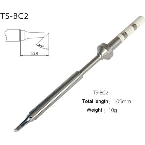 1PCS TS-BC2 Headd Replacement Solder Tip For Mini TS100 Digital Soldering Iron Replacement Tip Lead Free Electric Soldering Iron