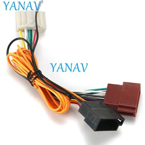 12-136 ISO Radio Adapter forNISSAN for SUBARU for OPEL Movano Wiring Harness Connector Lead Loom Cable Plug Car Stereo Radio
