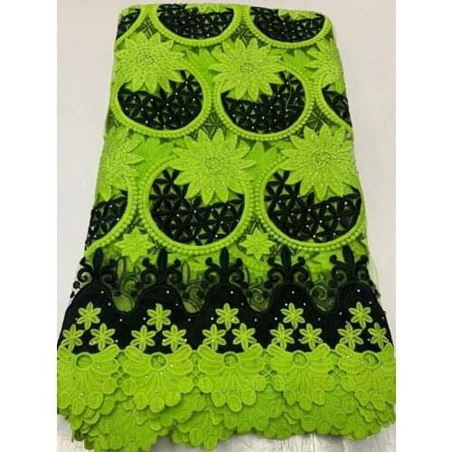 African French Net Lace Fabric 2021 High Quality Tulle Mesh Lace Bridal Nigerian Embroidery Tulle Lace Wedding Dress 5Yards