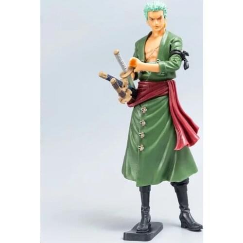 Anime One Piece Roronoa Zoro Santoryu Ver. PVC Action Figure Statue Collectible Model Kids Toys Doll Gifts 29cm