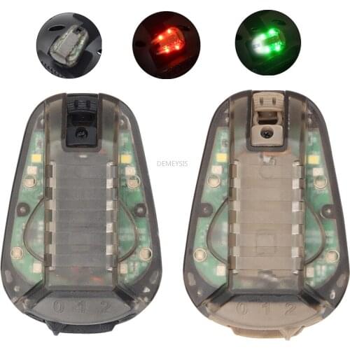 Army Airsoft Helmet Lights Military Tactical Helmet Ladybird Lamp Waterproof Outdoor Hunting Hiking Sports Survival Signal Light