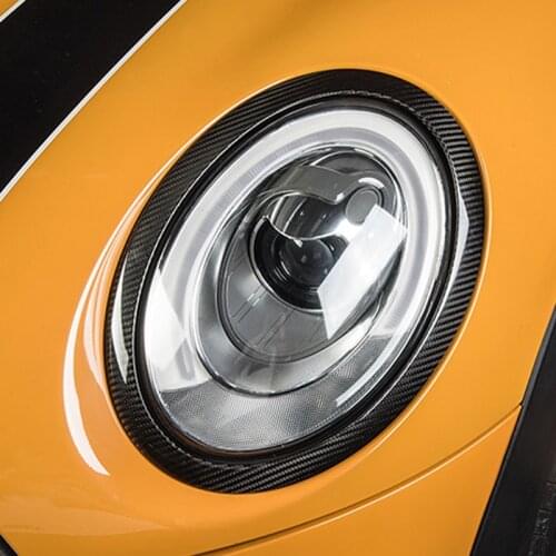 Car Headlight Carbon Fiber Decoration Frame Taillght Sticker For BMW MINI Cooper S F54 F55 F56 F57 F60 Car Styling Accessories