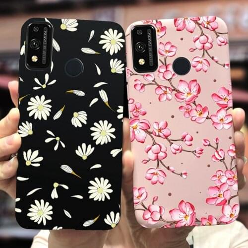 For Honor 9X Lite Case JSN-L21 JSN-L22 JSN-L23 Soft Silicone Cute Flowers Phone Cases For Huawei Honor 9X Lite 9XLite Back Cover