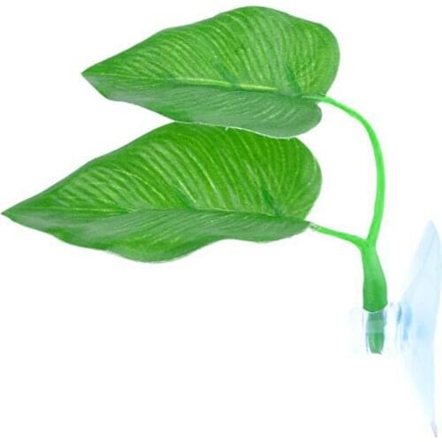 Double-Layered Simulation Ornamental Leaf Betta Fish Rest Spawning Leaf Betta Fish Bed Hammock for Fish Tank Aquarium wzpi