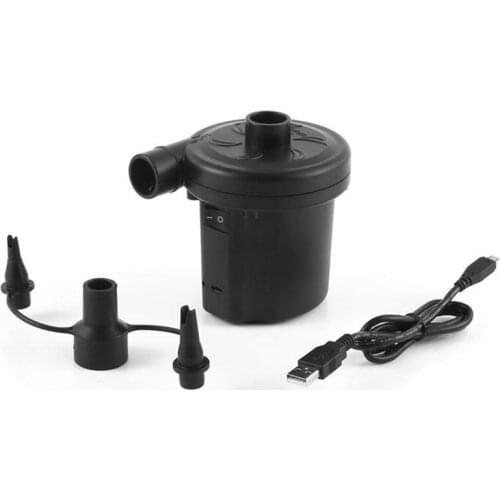 Electric Air Pump,Portable Quick-Fill Air Mattress Pump Couch,Blow Up Pool Raft Bed Boat Toy, with 3 Nozzles