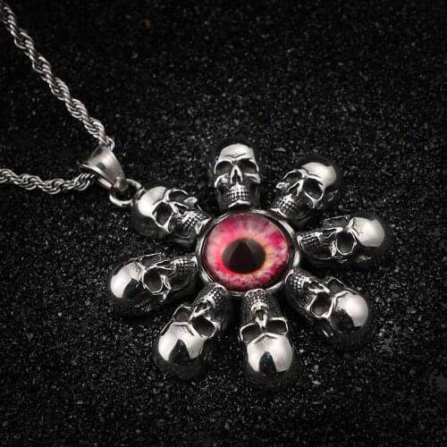 Hot new fashion personality gothic exaggerated snake cross cross pendant titanium steel 316 casting