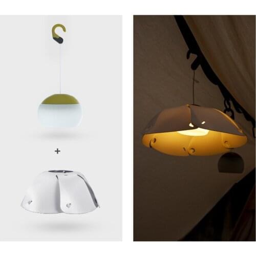 USB Charging Camping Lantern Protable LED Multifunction Soft Light Three Brightness Hook Outdoor Home Party Atmosphere Lamp