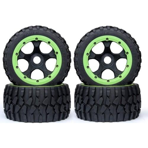 Gravel off-road tires and wheels assembly kit for 1:5 KM ROVAN ROFUN HPI BAJA 5B