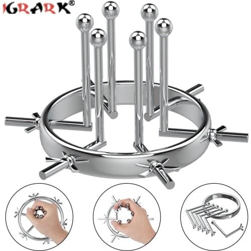 Metal Anal Dilator Vaginal Speculum Anus Spreader Butt Plug Pussy Ass Expansion Device Adult BDSM Sex Toys For Women Men Couples