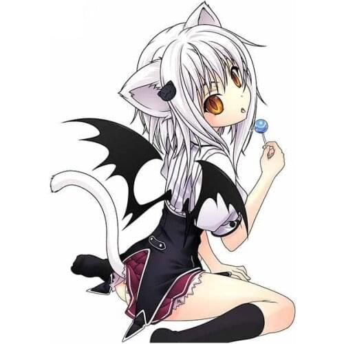 Cute Anime Car Stickers High School DxD Koneko Toujou Personality RV Surfboard Waterproof Decal Vinyl Car Wrap