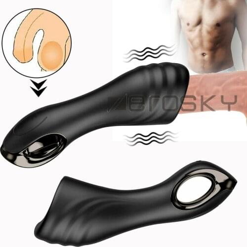 Multispeed Penis Delay Trainer Glans Stimulate Electric Masturbator Sex Toys Man
