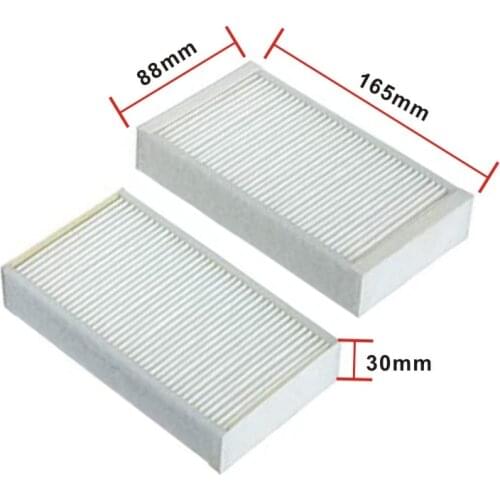 SET OF MICROFILTERS for bmw X3 F25 X4 F26 64 11 9 237 159 64119237159 Heating Ventilation white couple
