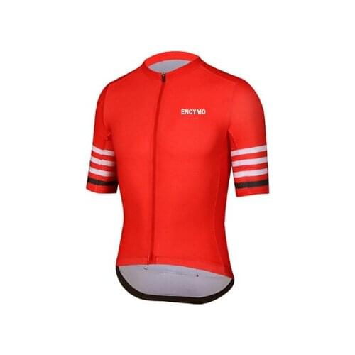Pro team Lightweight Short sleeve cycling jersey and bib shorts high quality gel pad italy miti leg ENCYMO