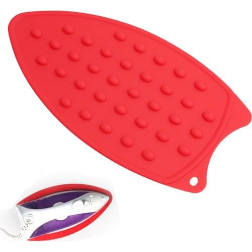 Silicone Iron Hot Protection Rest Pad Mat Insulation Boards Rest Ironing Pad Safe Surface Iron Stand Mat 26.5*14cm