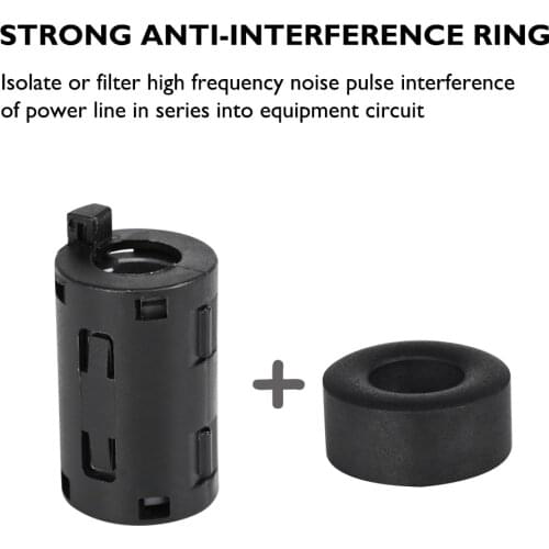 Tronxy strong isolate filter the high frequency noise into the equipment circuit anti interference shielding magnetic ring