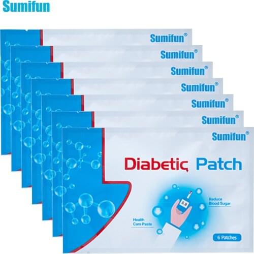 Sumifun 6pcs/bag diabetic patch Stabilizes Blood Sugar Balance Glucose Content Natural Herbs Diabetes Plaster K03201