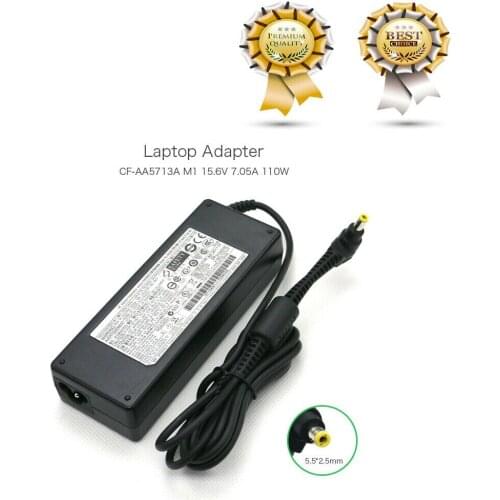 15.6V 7.05A AC Adapter Charger For Panasonic Toughbook CF-AA5713A M1 M2