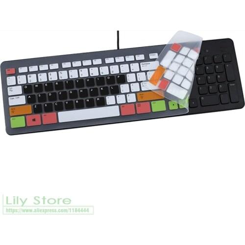 For Dell KB113T KB113P 3847 3647 desktop computer All-in-one PC keyboard cover protector wired desktop computer film