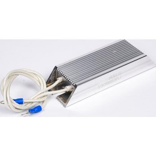 1pc Braking Resistor Aluminum Frequency Converter Shell Resistor Resistance 100/150/200/300/400/500/600/800/1000/1500/2000W