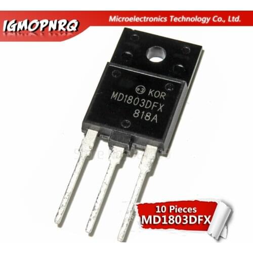 10pcs MD1803DFX MD1803 TO-3PF In Stock