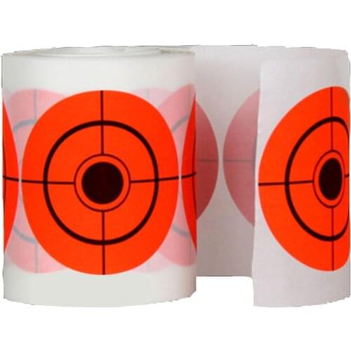 2" Shooting Target Stickers in 250 Pcs/Roll suitalble for target shooting of airgun pellet gun & Steel or Plastic BBs